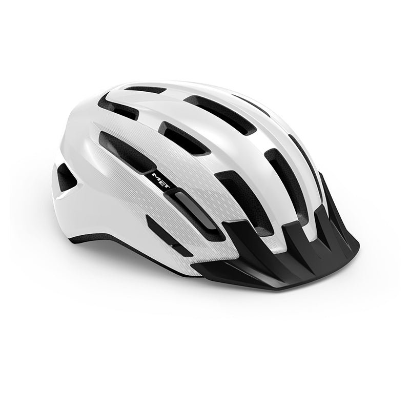 MET Helmet Downtown White/Glossy S/M