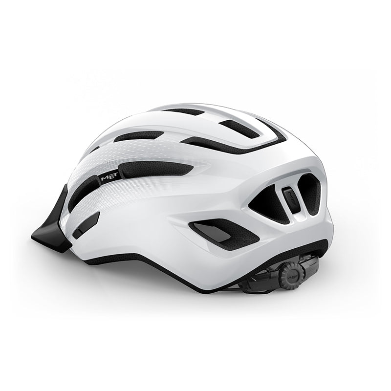 MET Helmet Downtown White/Glossy S/M