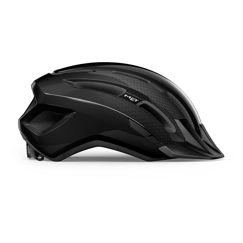 MET Helmet Downtown Black/Glossy S/M
