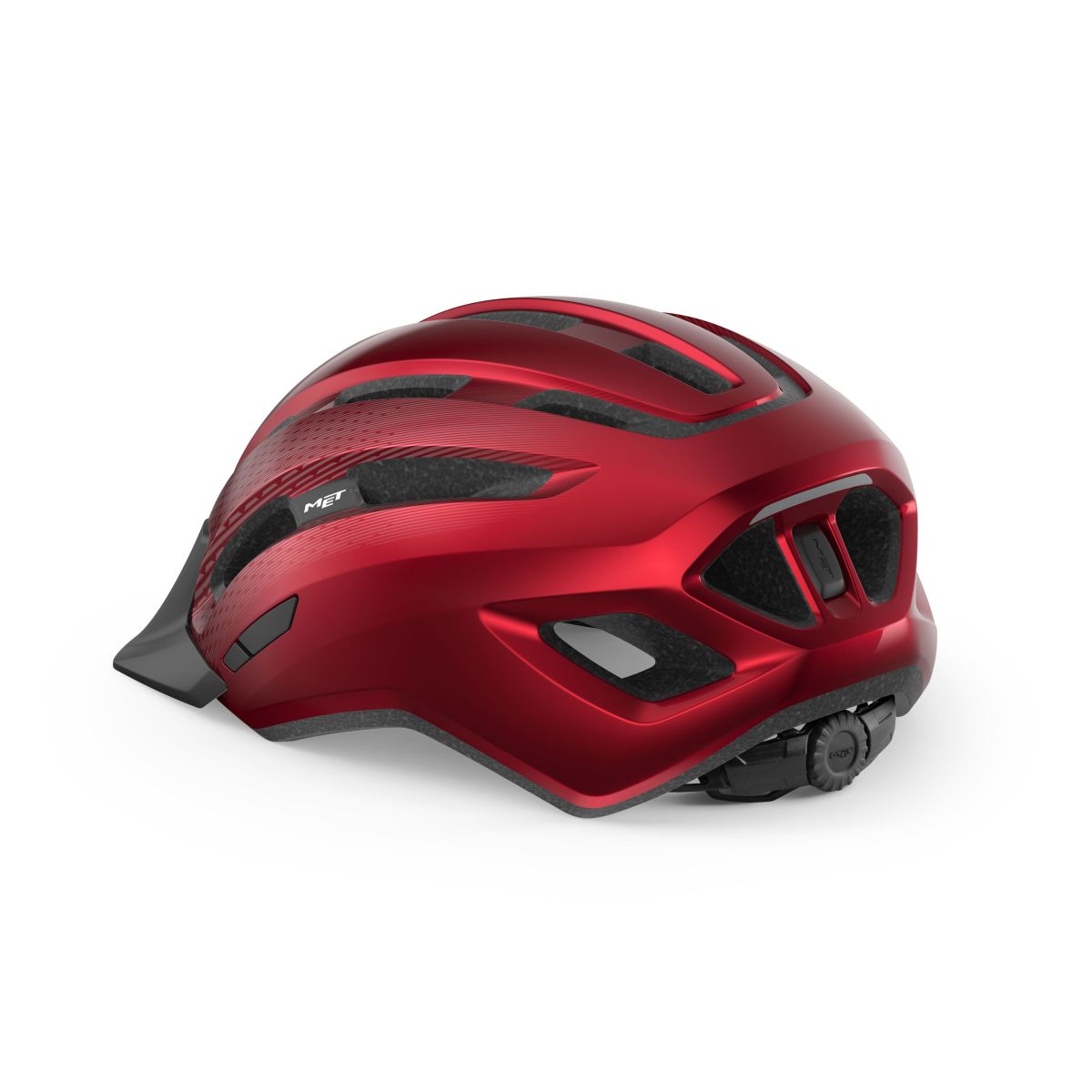 MET Helmet Downtown Red/Glossy S/M