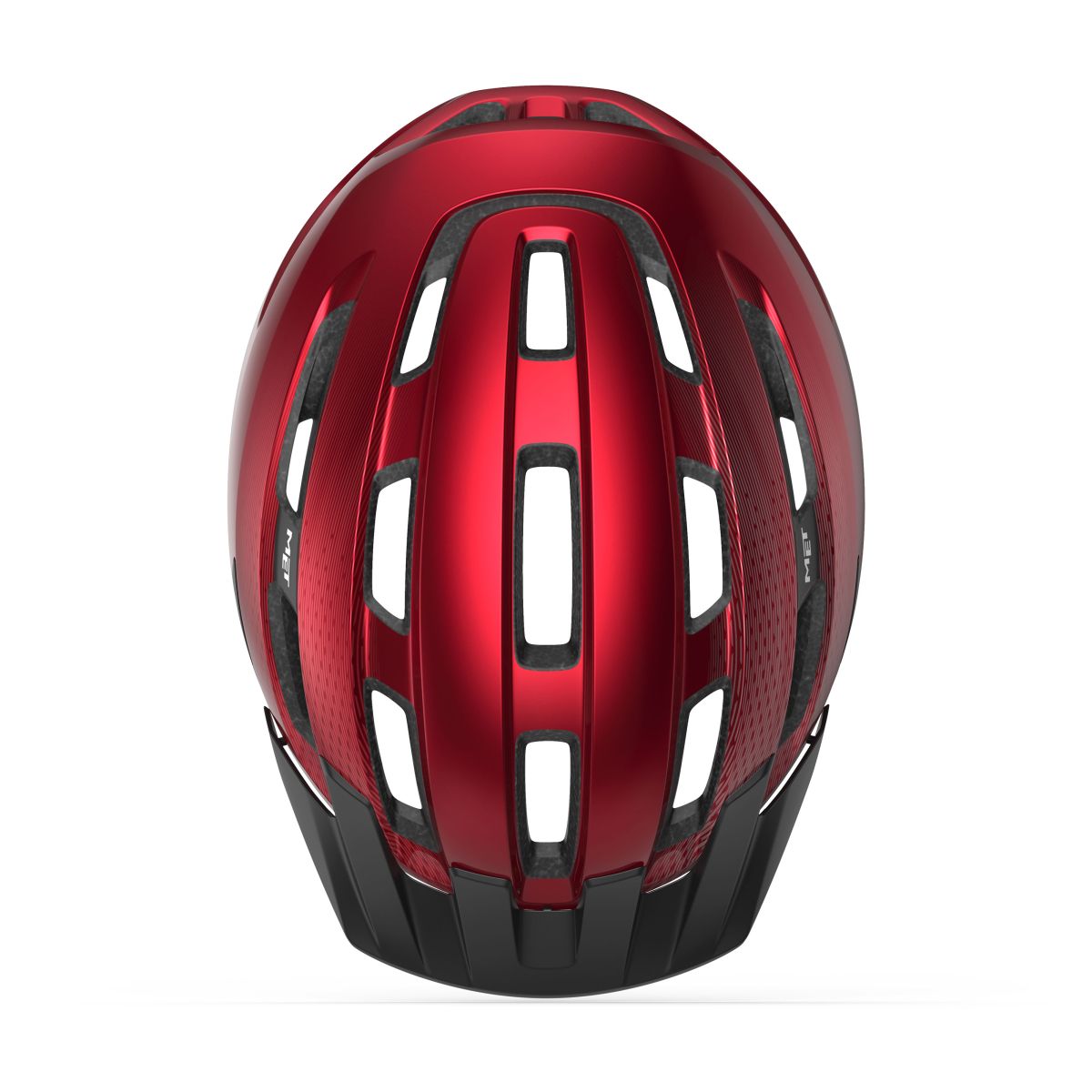 MET Helmet Downtown Red/Glossy S/M