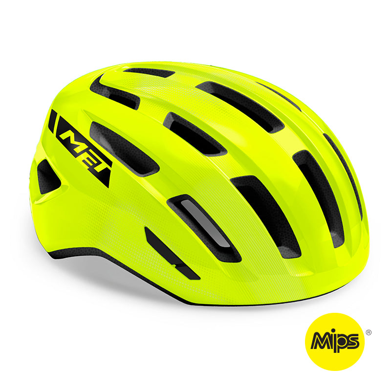 MET Helmet Miles MIPS Fluo