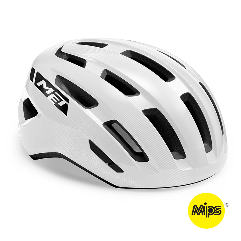 MET Helmet Miles MIPS White/Glossy S/M
