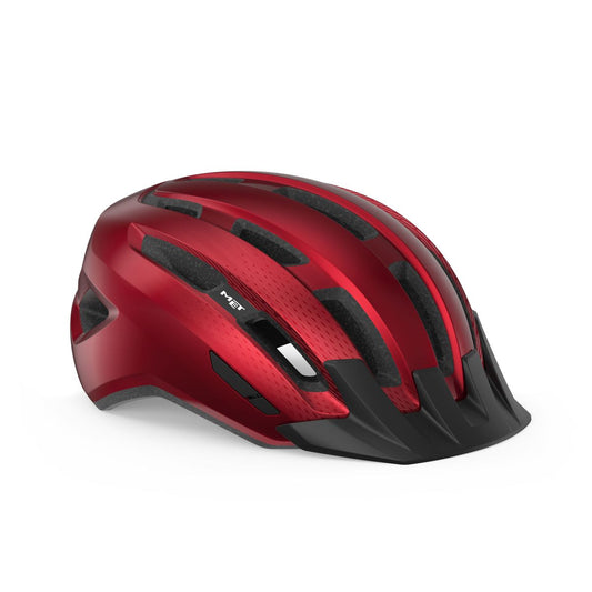 MET Helmet Downtown MIPS Red/Glossy L