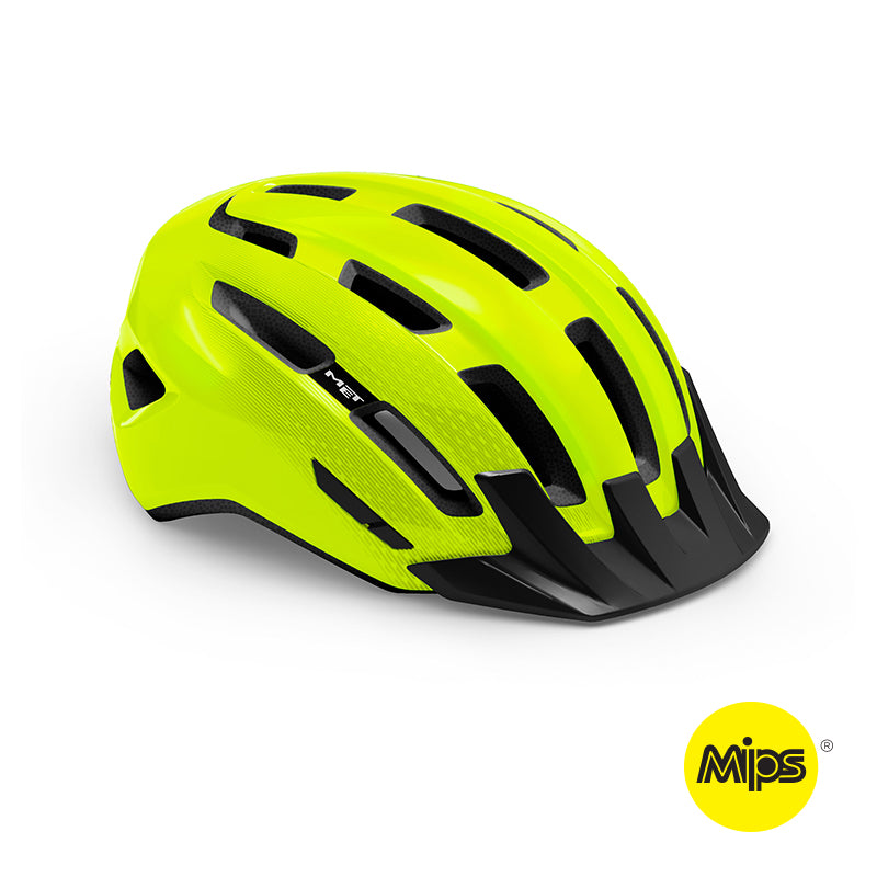 MET Helmet Downtown MIPS Fluo