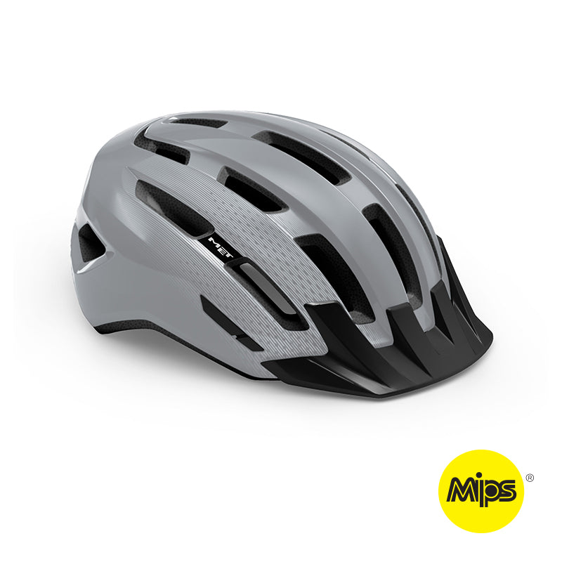 MET Helmet Downtown MIPS Gray/Glossy
