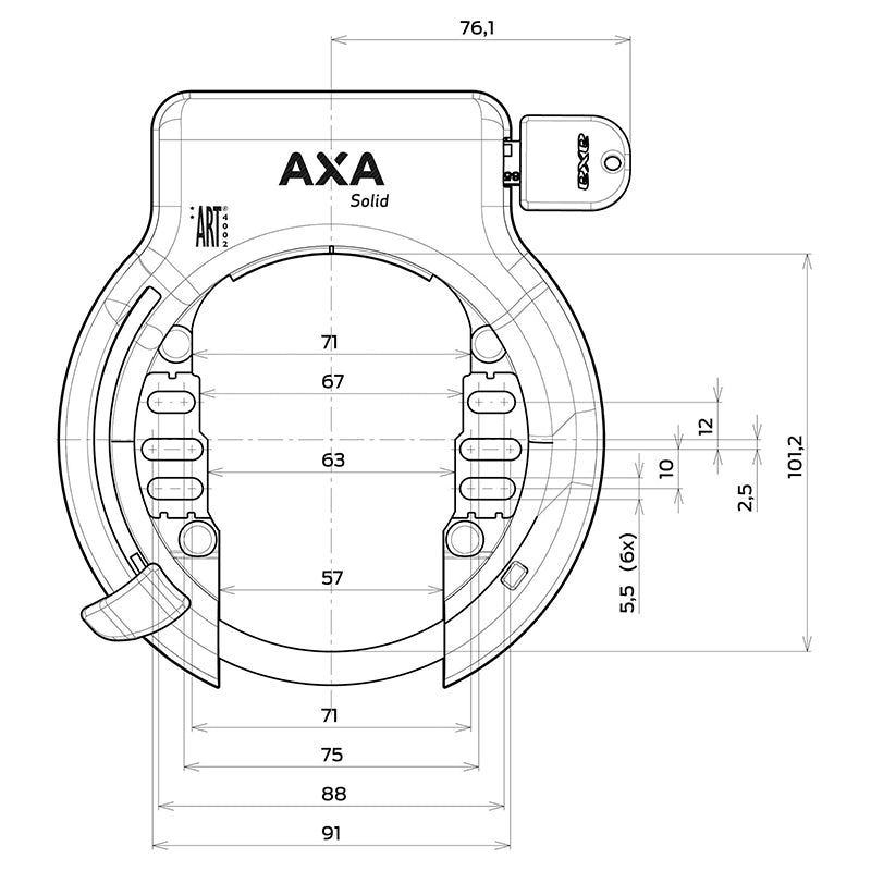 AXA Solid Ring lock