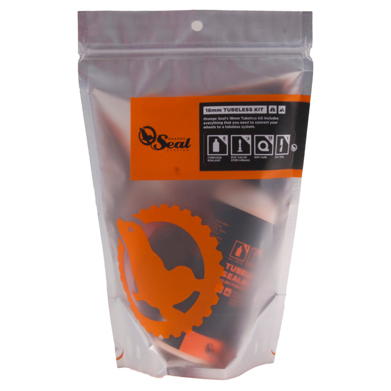 ORANGE SEAL Tubeless kit - 18 mm rim