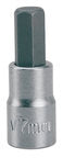 UNIOR Hex socket 1/4" Size: 3.