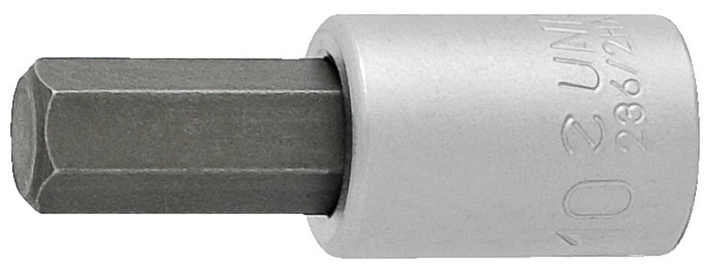 UNIOR Hex screwdriver socket 3/8" Size: