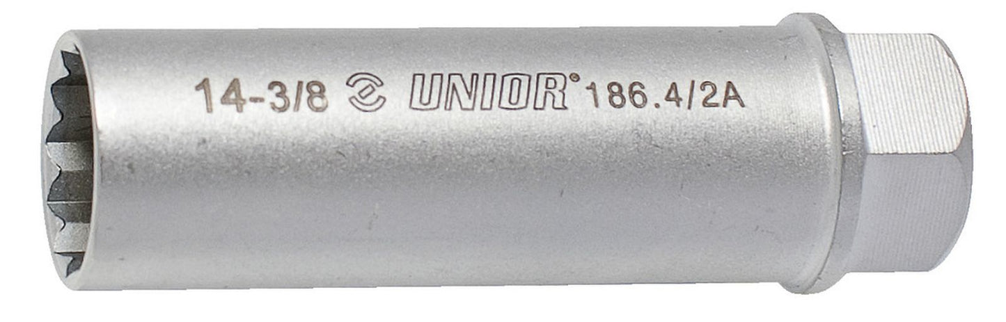 UNIOR Spark plug socket 3/8" Size: 14.