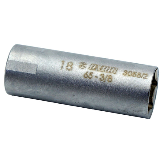 UNIOR Spark plug socket 3/8" with thin