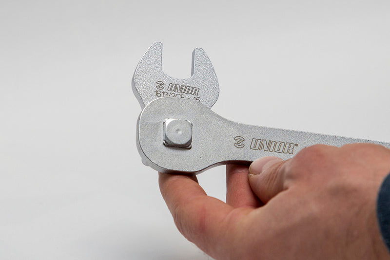 UNIOR Crowfoot pedal wrench Size: 15.