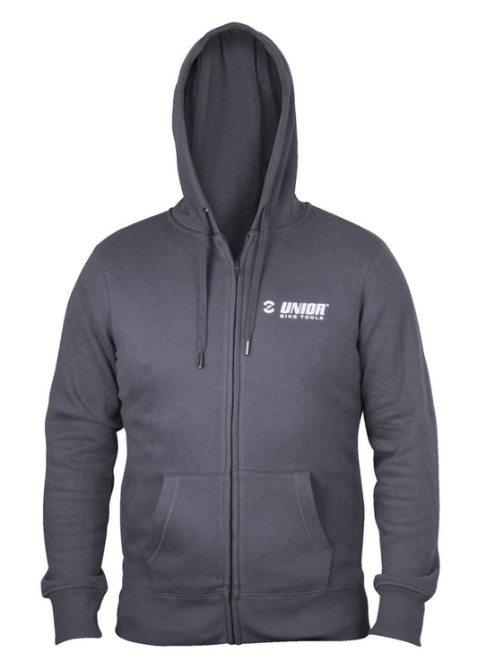 UNIOR Sweatshirt Zip Hoody Dark Grey