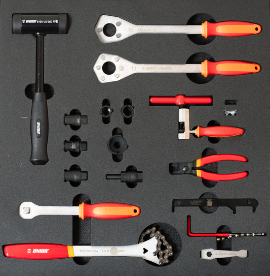 UNIOR Set of tools in tray 5 for 2600A