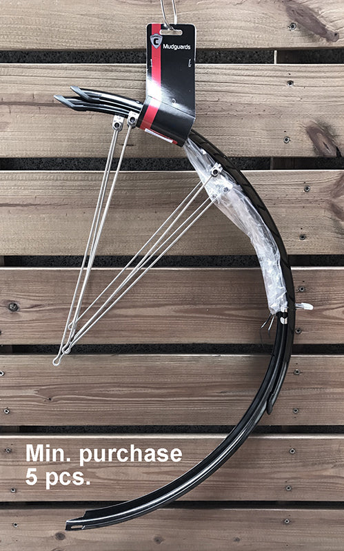 CONNECT Mudguard Front and rear Black