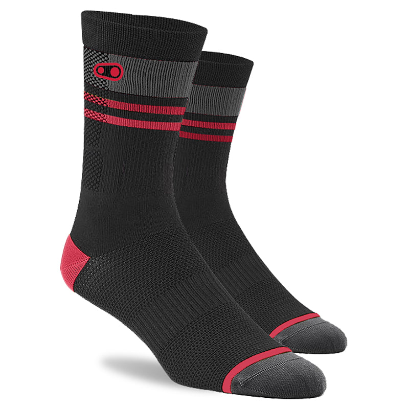 CRANKBROTHERS Socks Icon MTB Black/red