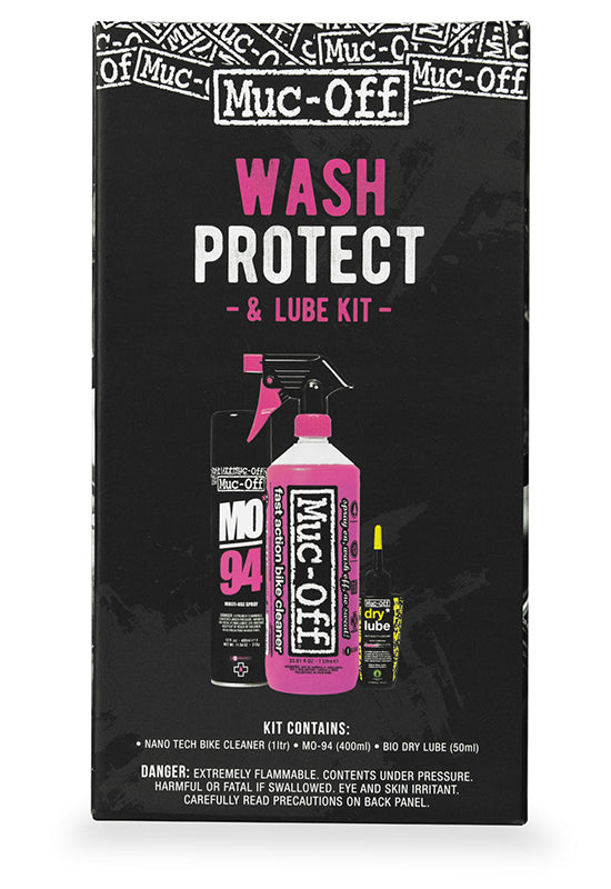 MUC-OFF Wash, Protect and Dry Lube Kit