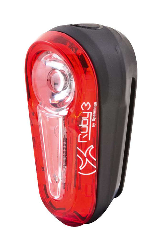 SPANNINGA Rear light Ruby 3 Black
