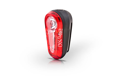 SPANNINGA Rear light Ruby 3 Black