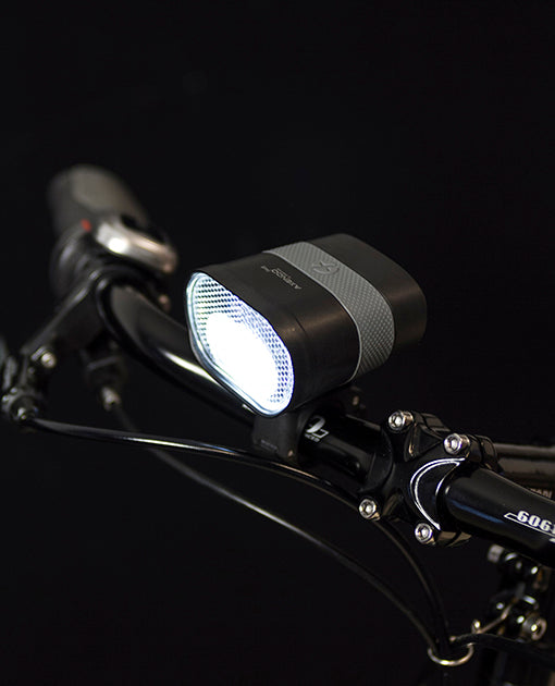 SPANNINGA Front light AXENDO 40 Black