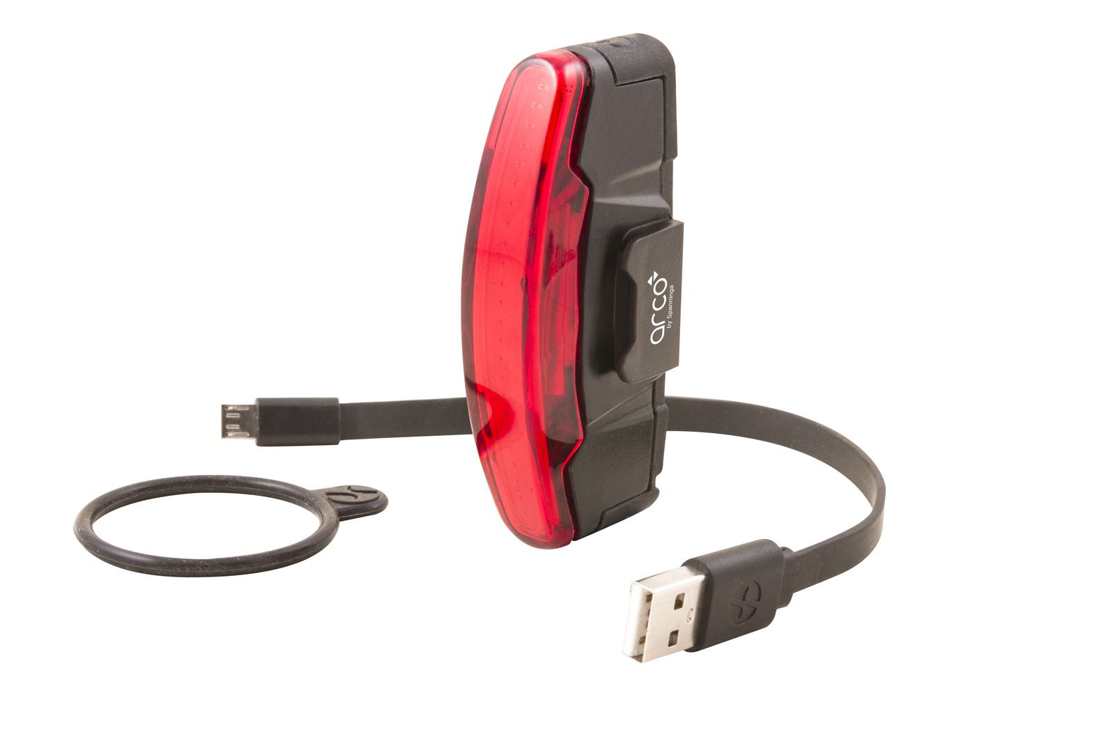 SPANNINGA Rear light Arco Black