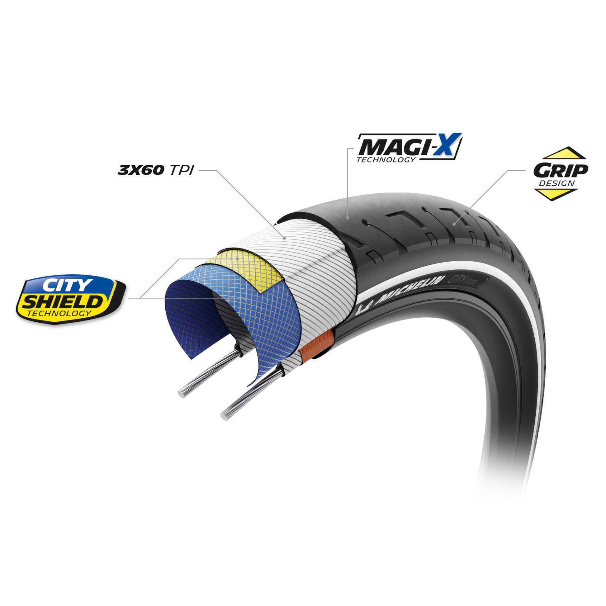 MICHELIN City Street Non folding tire