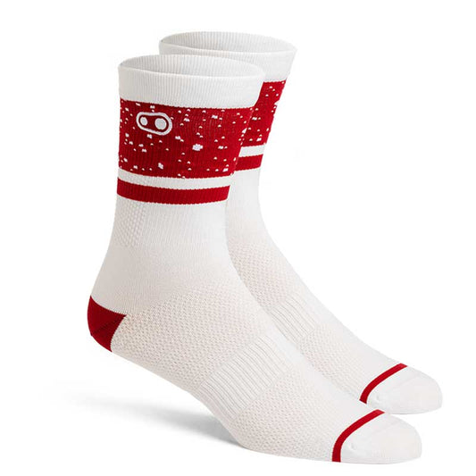 CRANKBROTHERS Socks Icon MTB White/red