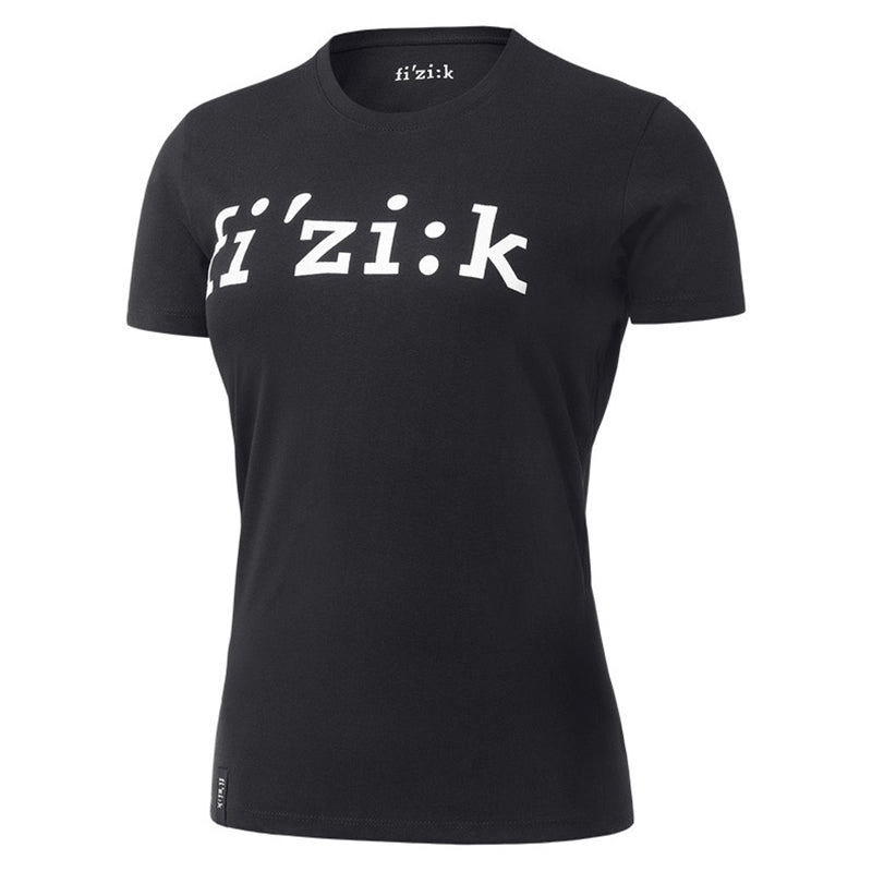 FIZIK T-shirt Big FIZIK logo Tee Black