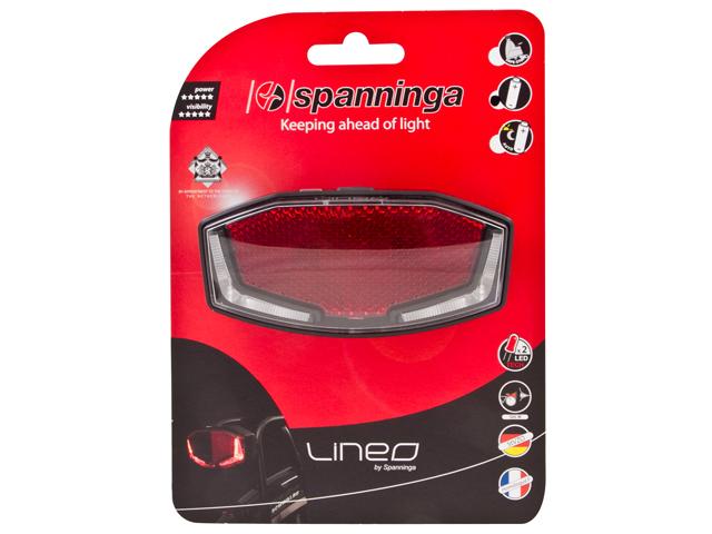 SPANNINGA Rear light Lineo Xba Black