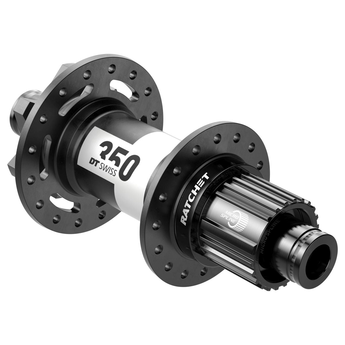 DT SWISS Hub 350 Bended spokes Rear