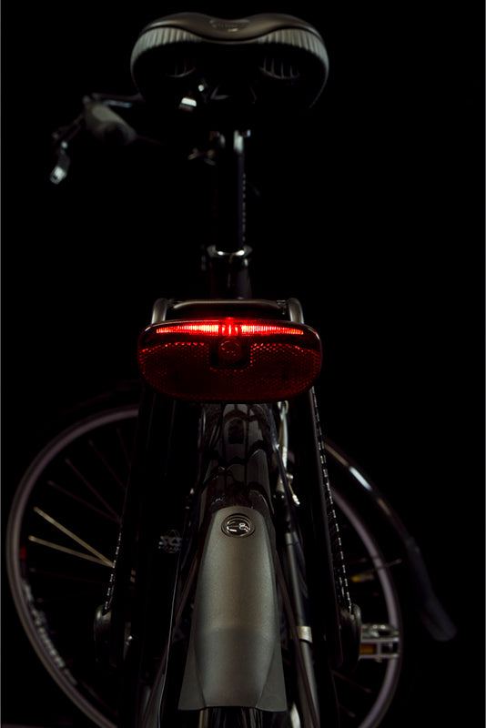 SPANNINGA Rear light DUXO Xb Black