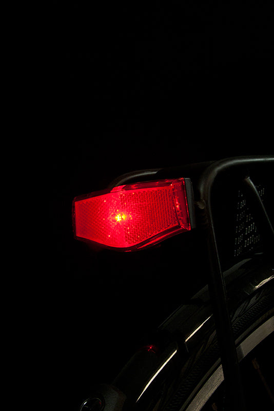 SPANNINGA Rear light Plateo Black