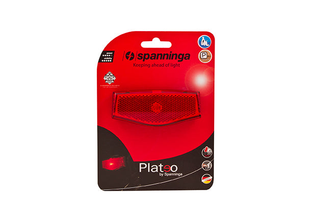 SPANNINGA Rear light Plateo Black
