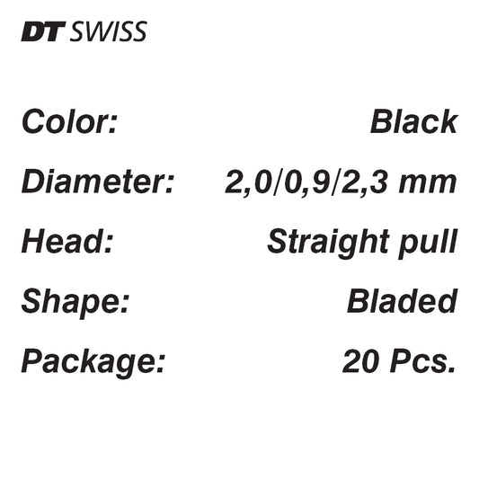 DT SWISS Spokes DT Aerolite 20-pack