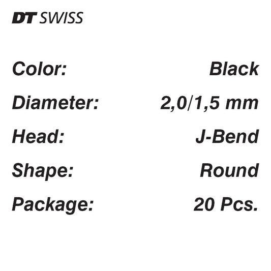 DT SWISS Spokes DT Revolution 20-pack