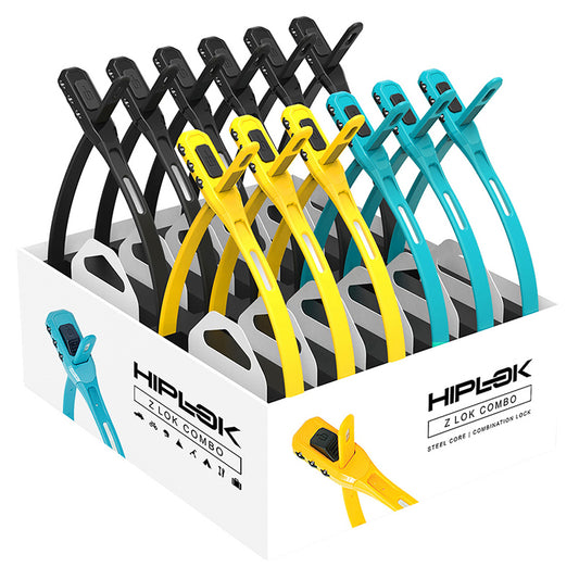 HIPLOK Z Lok Combo 12 pack Cable lock